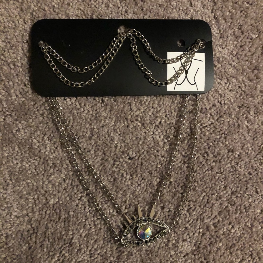 Metropark Silver “Bright Eye Harness” Body Chain